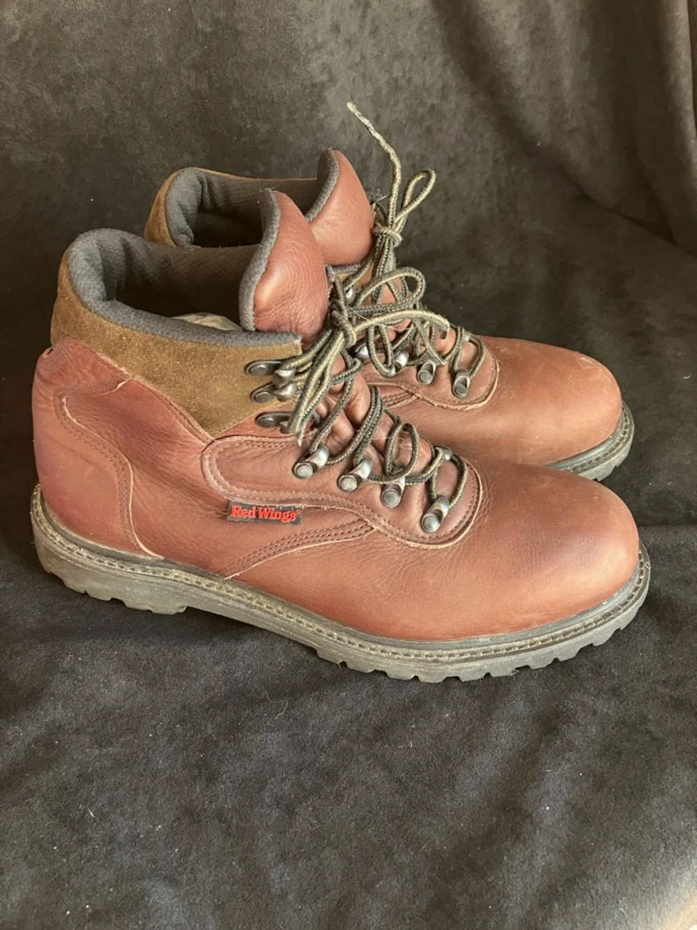 Red Wing Steel Toe Work Boots Men’s 7.5/Women’s 9.5 Safety Oil Resistant Leather